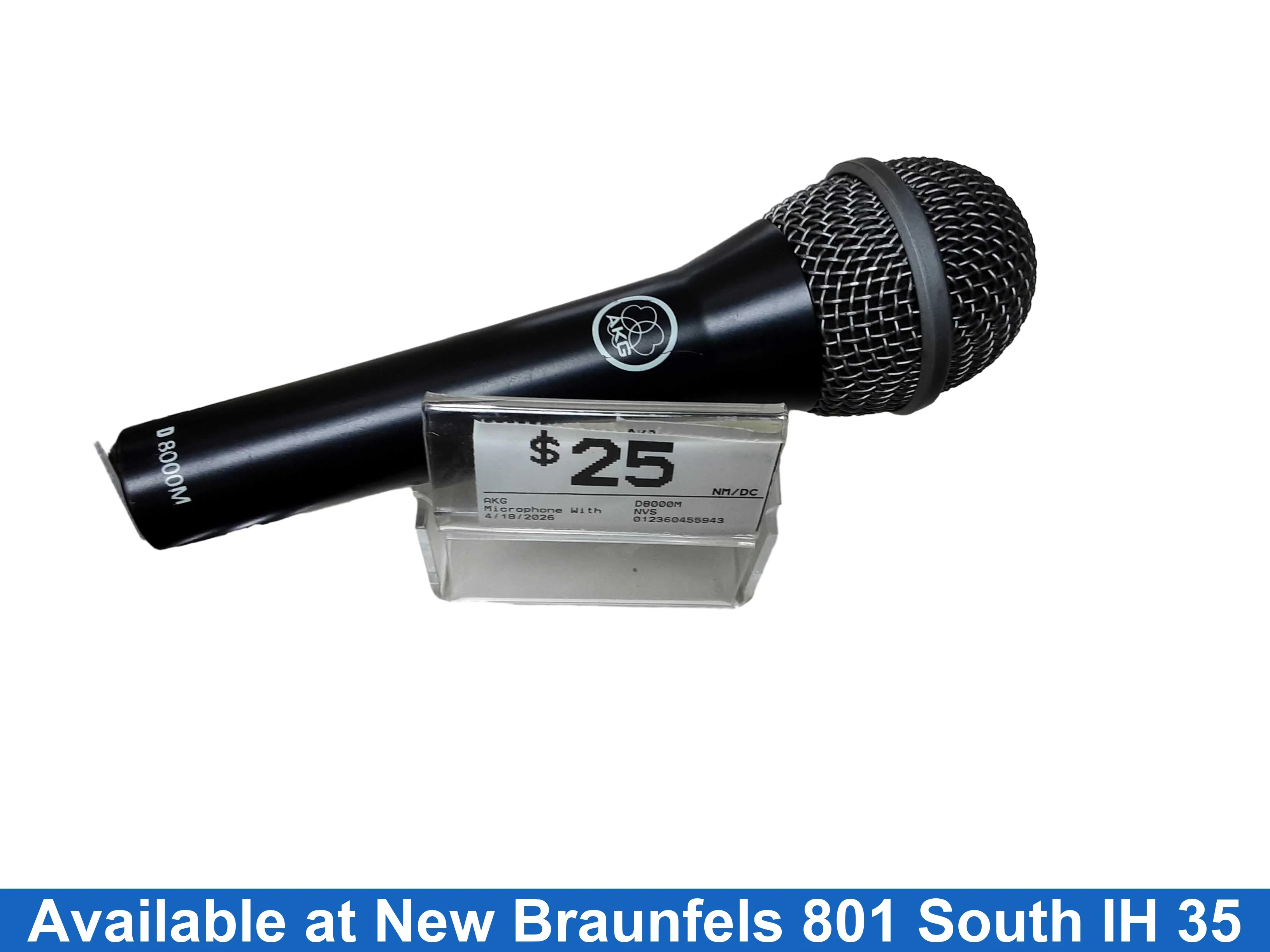 Akg D8000m Black Corded Microphone