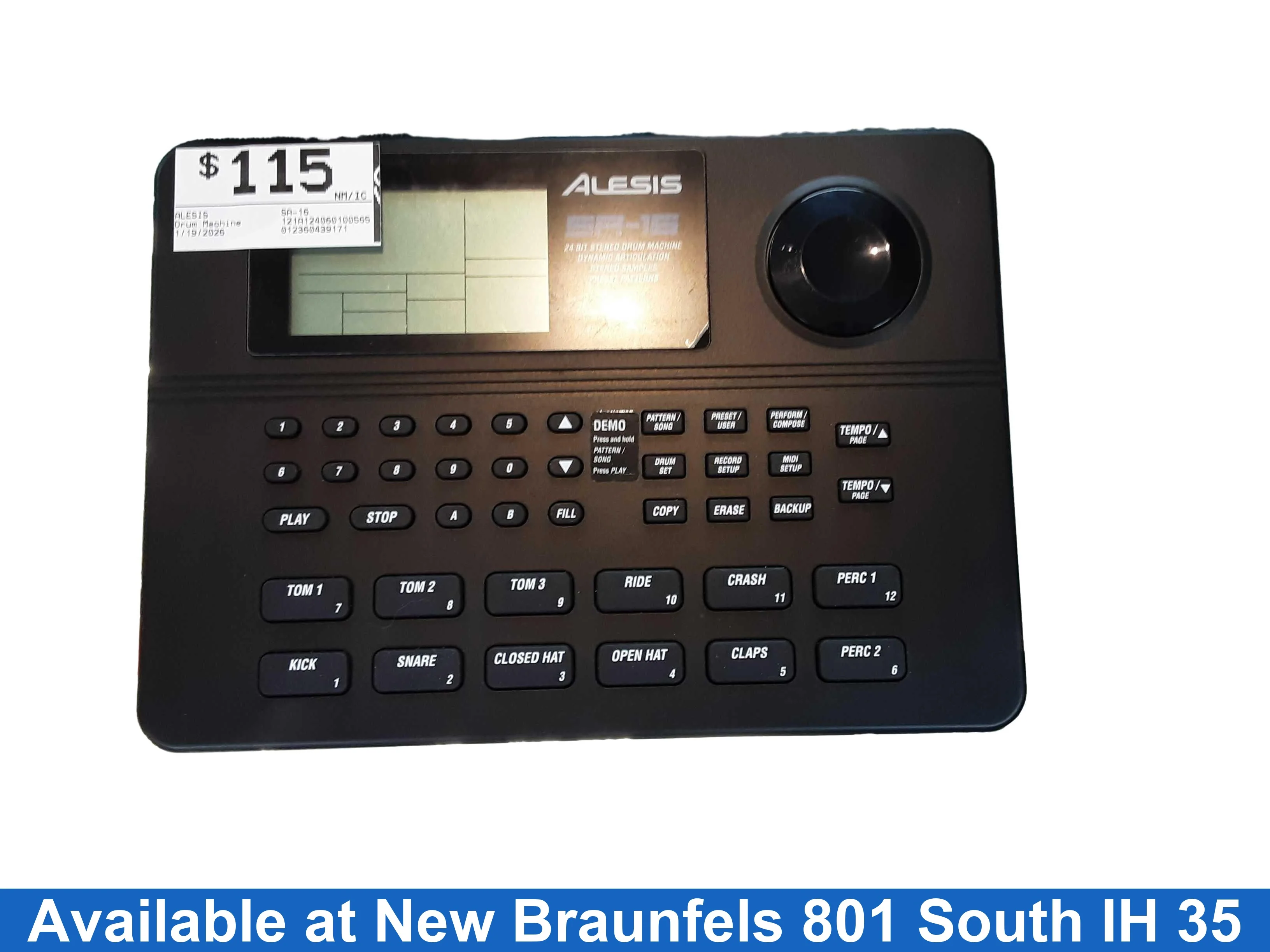 Alesis Sa-16 Black Drum Machine