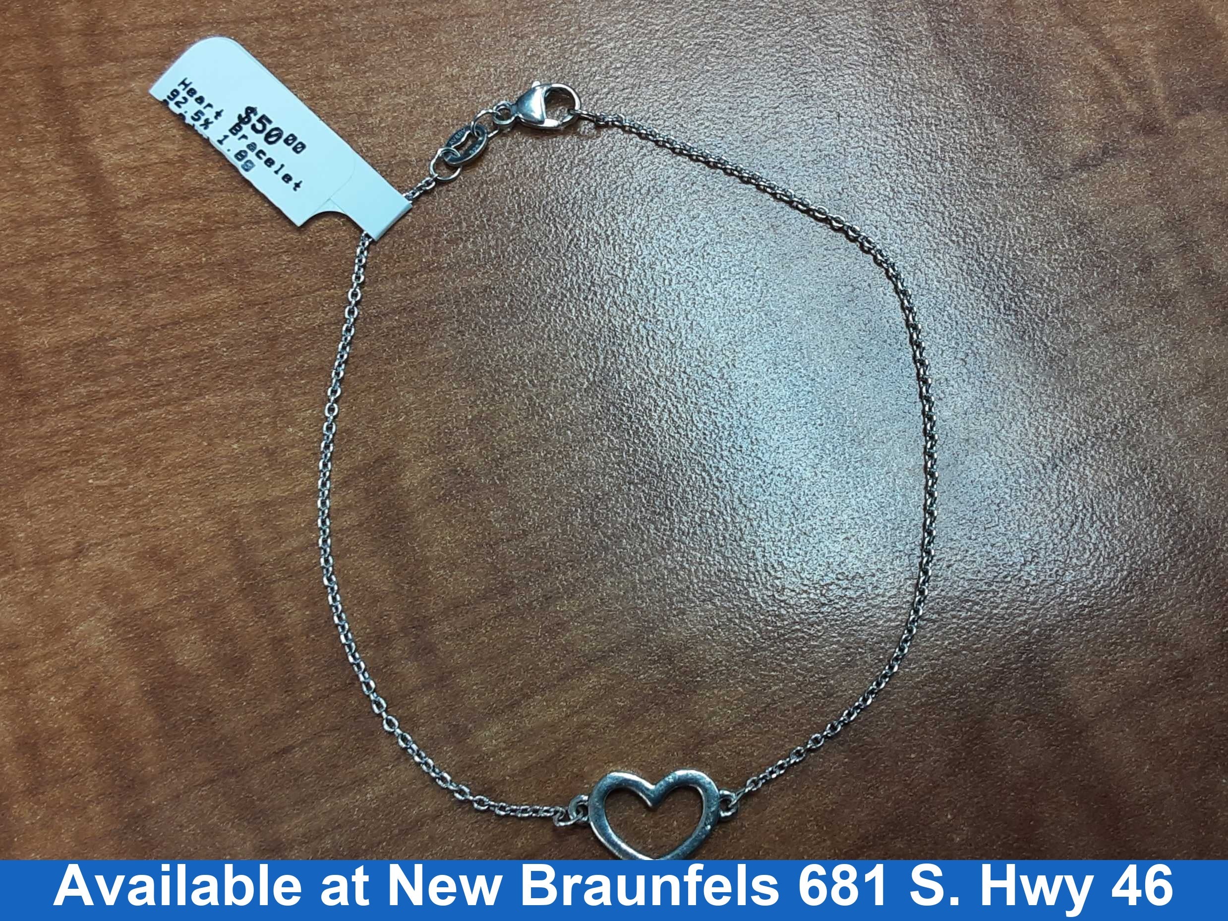 Bracelet - Silver 1.8 grams 7 inch