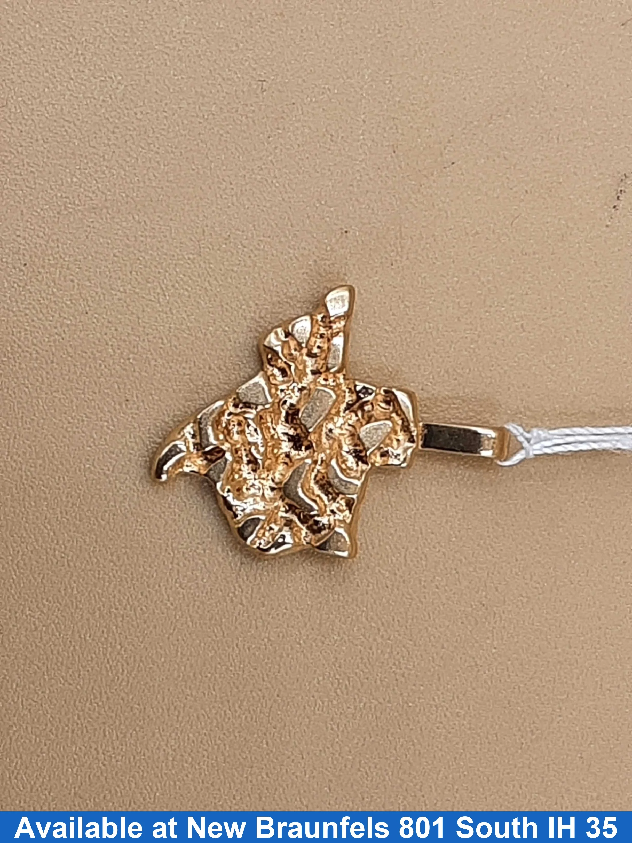 Nugget Pendant - Yellow Gold 14k (.585) 2.3 grams