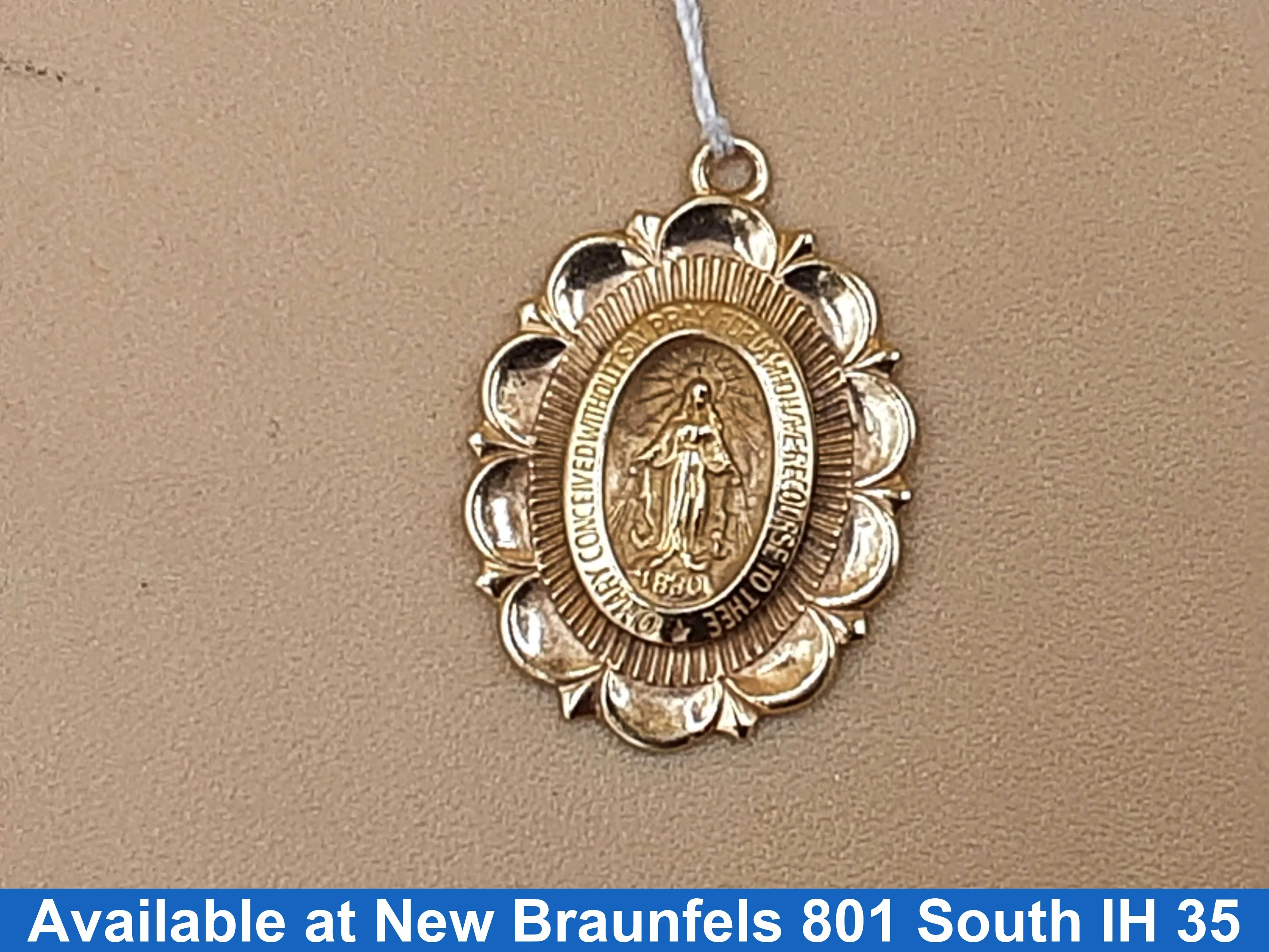 Religious Pendant - Yellow Gold 14k (.585) 1.4 grams