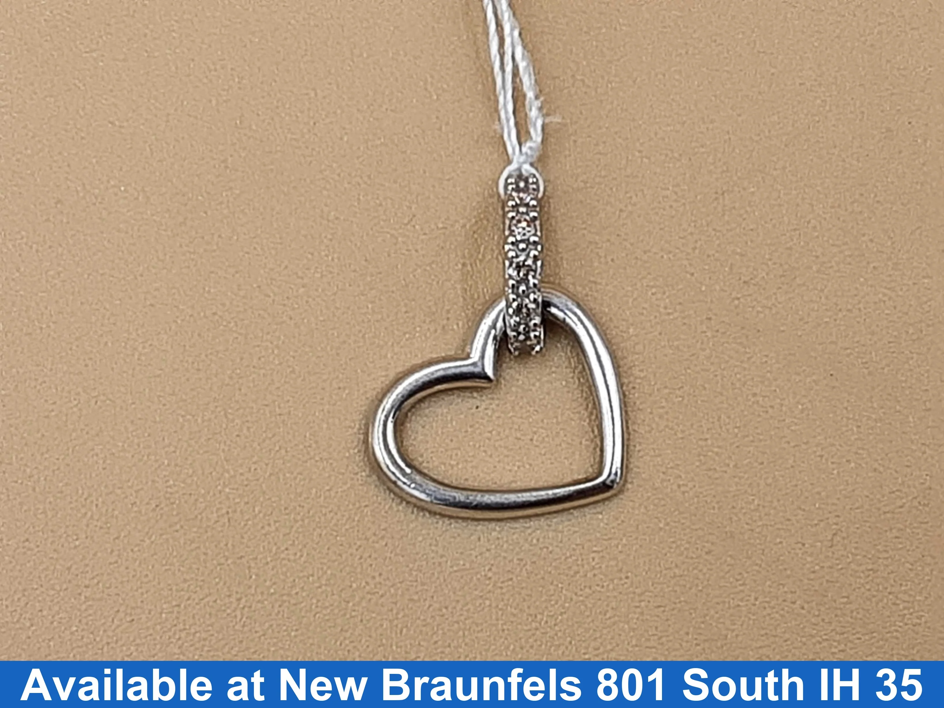 Symbol Pendant - White Gold 10k (.417) 1 grams