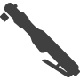 Central Pneumatic 69916 Silver Pneumatic Ratchet